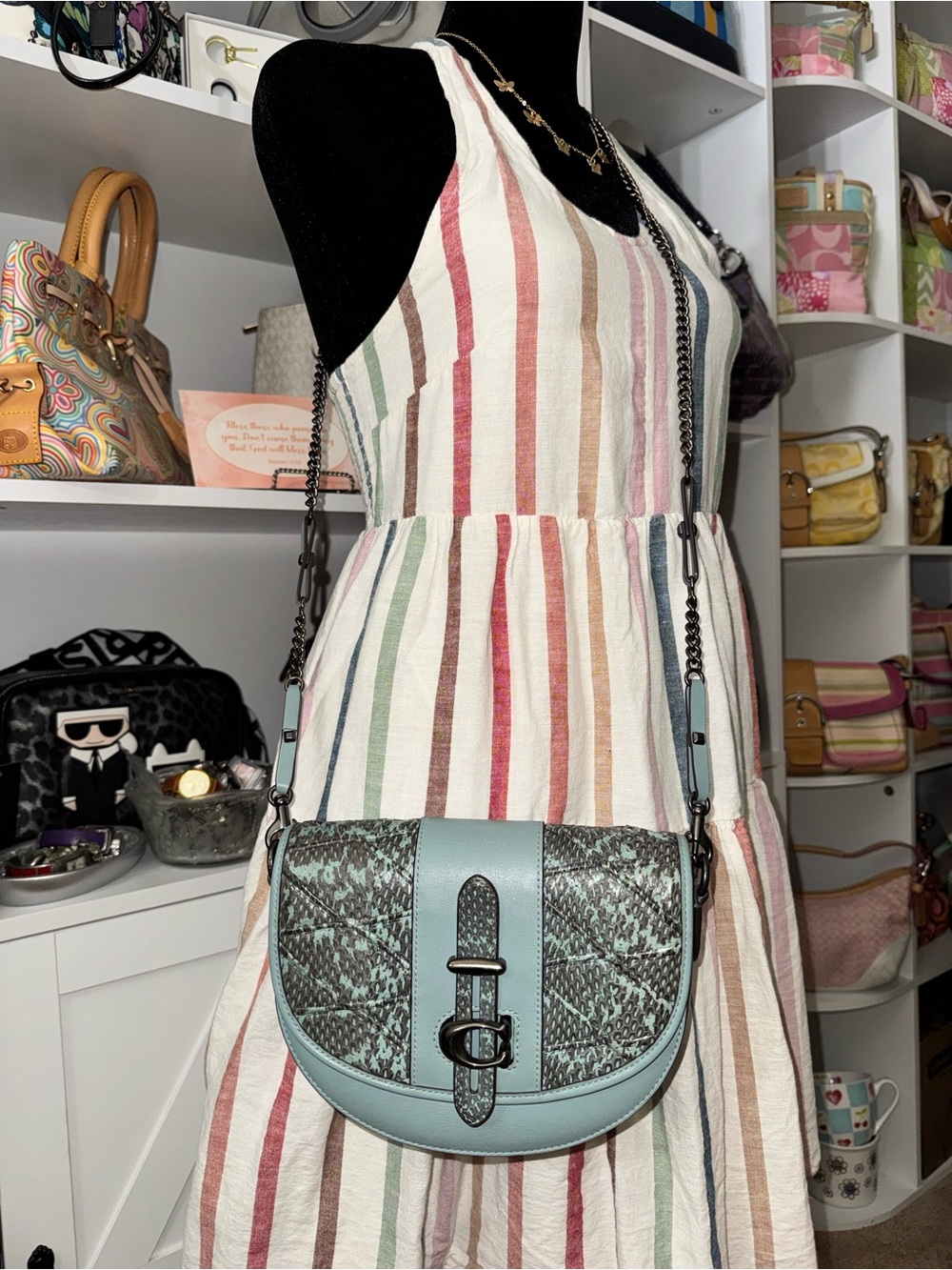 Coach 1941 Exotic Saddle 20 Bag